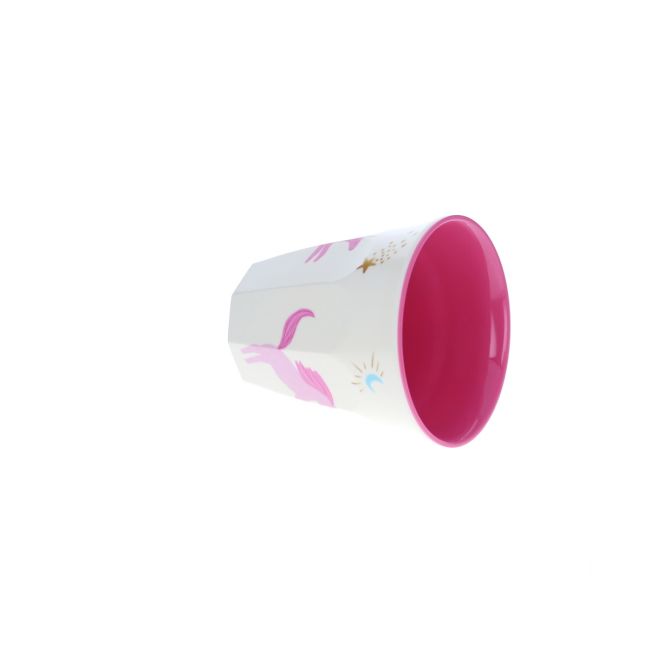 Vaso Infantil Pequeño Melamina Unicornios