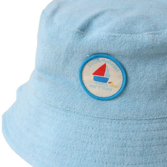 Gorro Azul Esponja Barcos Petit Matelot 1-2 años