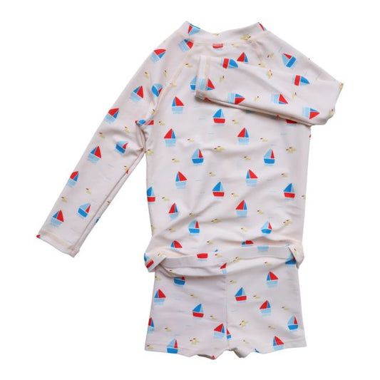 Conjunto Baño Protección UV Barcos Petit Matelot 3-4 Años