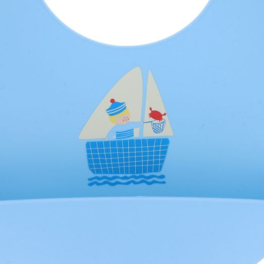 Babero Silicona Barcos Petit Matelot