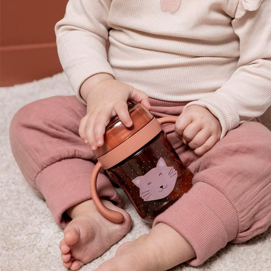 Vaso Aprendizaje Trixie Gato Con Asas Antiderrame