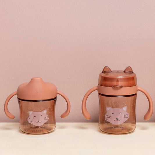 Taza Aprendizaje Gato Trixie Antiderrame 360º