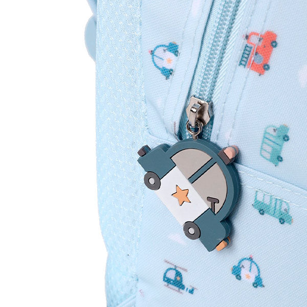 Mochila Mediana City Cars Con Llavero Tutete