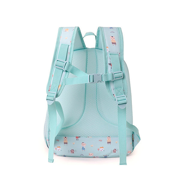 Mochila Mediana The Three Little Pigs Con Llavero Tutete