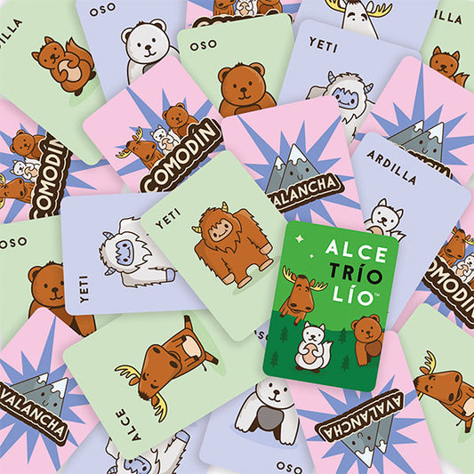 Alce, Trío, Lío Juego Cartas Lúdilo
