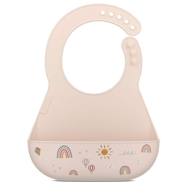 Babero Silicona Little Dutch Arcoíris