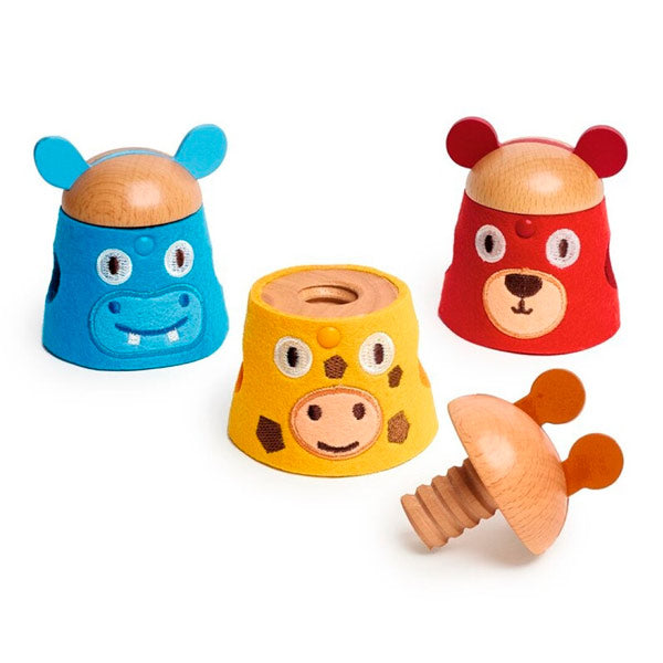 Baby Color SoftiVis Tornillos Madera Djeco