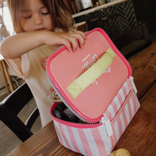 Bolsa Almuerzo Térmica Hello Hossy Pink Stripes