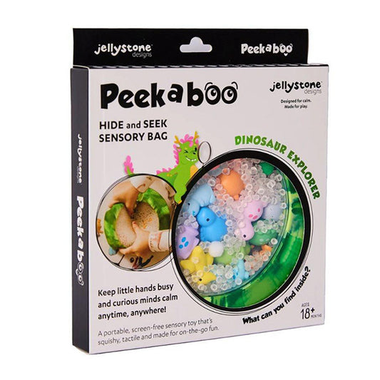 Bolsa Sensorial Peekaboo Dinosaurios Jellystone