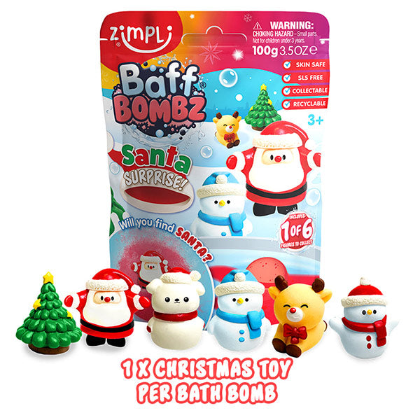 Bomba Baño Sorpresa Papa Noel