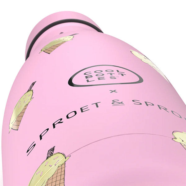 Botella Térmica Pink Scoop 350ml The Kids Cool Bottles