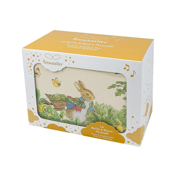 Caja Joyero Musical Con Cajón Peter Rabbit