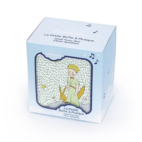 Caja Música Principito Jardín Brilla En Oscuridad