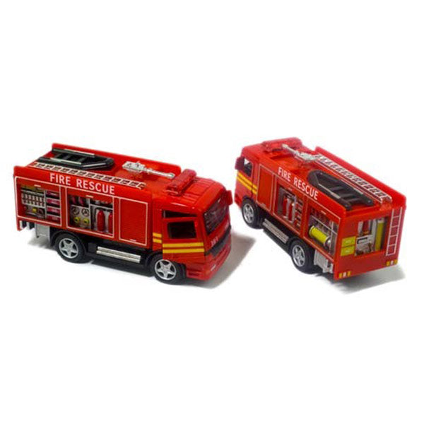 Camión De Bomberos Coche Juguete Pullback