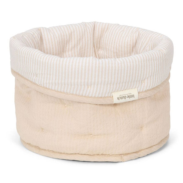 Cesta Pequeña Beige Suave Little Dutch