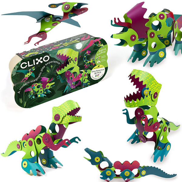 Clixo Pack Aventura Dinosaurios