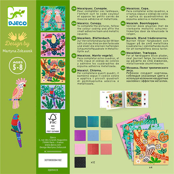 Mosaico Manto Vegetal Djeco