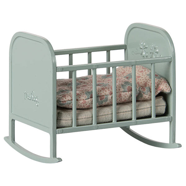 Cuna Ratones Maileg Azul Menta