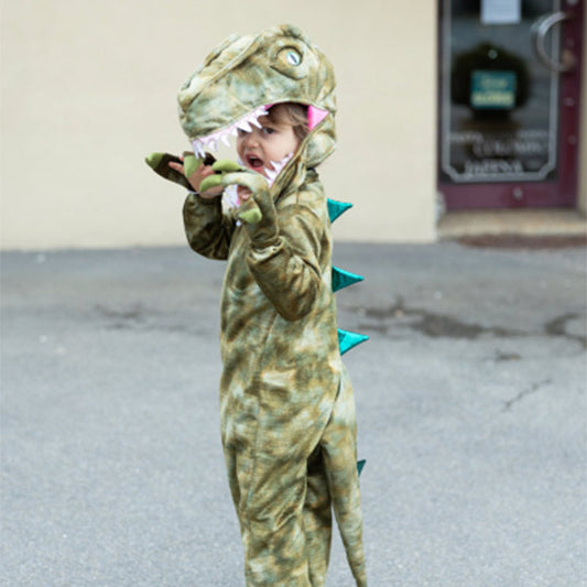 Disfraz Dino Raptor 7-8 Años Great Pretenders