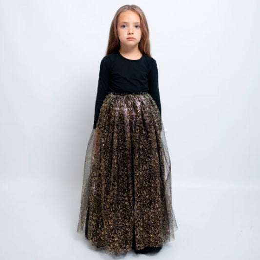Falda Larga De Tul Willa Glamour Embrujado