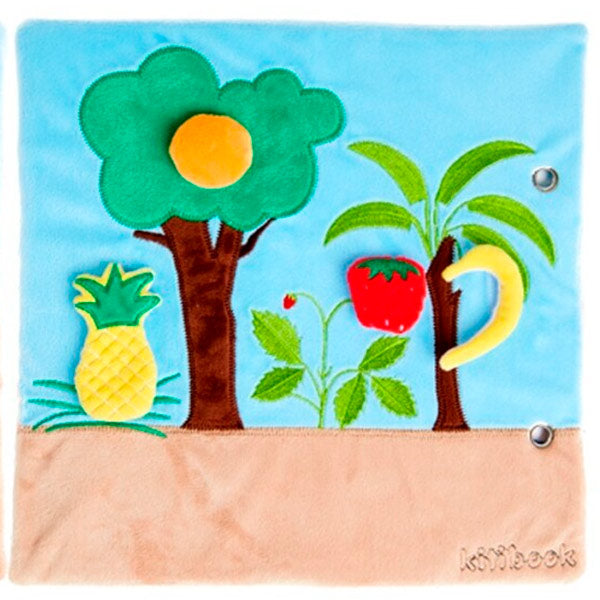 Frutas y Verduras Libro Sensorial Coleccionable