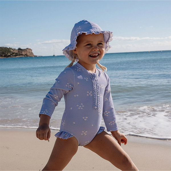 Gorro Sol Lavender UPF 40 Reversible Little Dutch