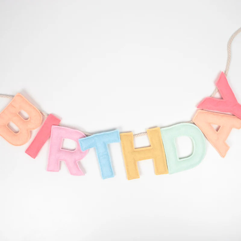 Guirnalda Happy Birthday Meri Meri Fieltro
