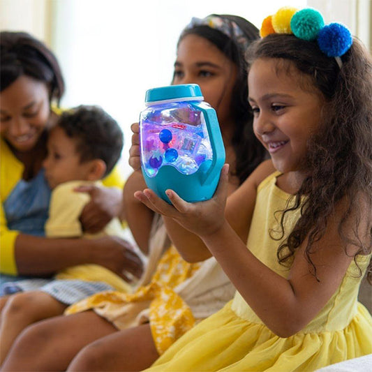 Jarra Sensorial Lumi Azul GloPals