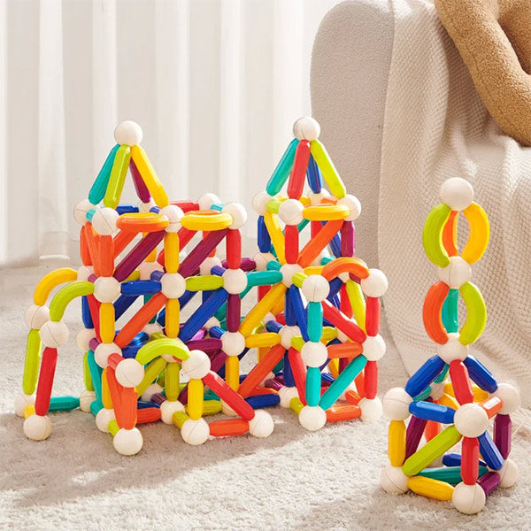 Juego Construcción Palillos Magnéticos