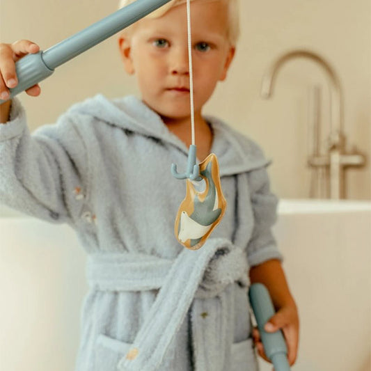 Juego De Pesca Para Bañera Azul Little Dutch