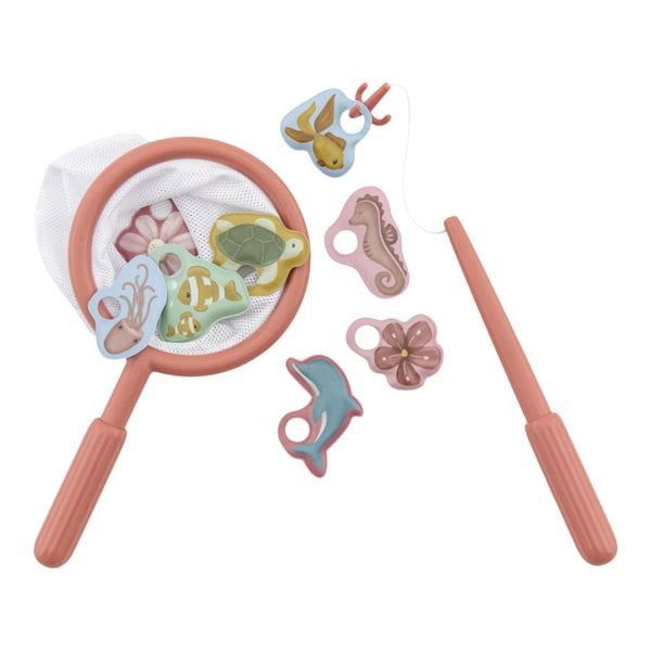 Juego De Pesca Para Bañera Rosa Little Dutch