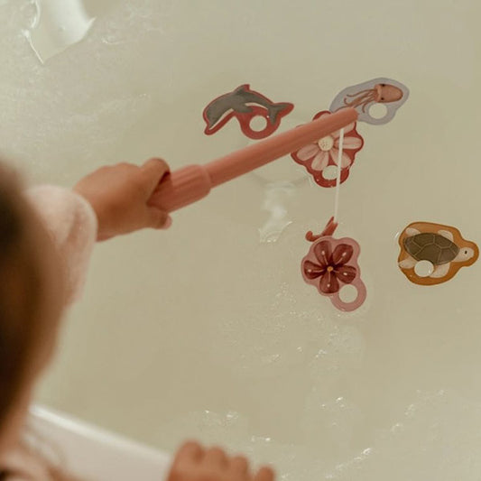 Juego De Pesca Para Bañera Rosa Little Dutch