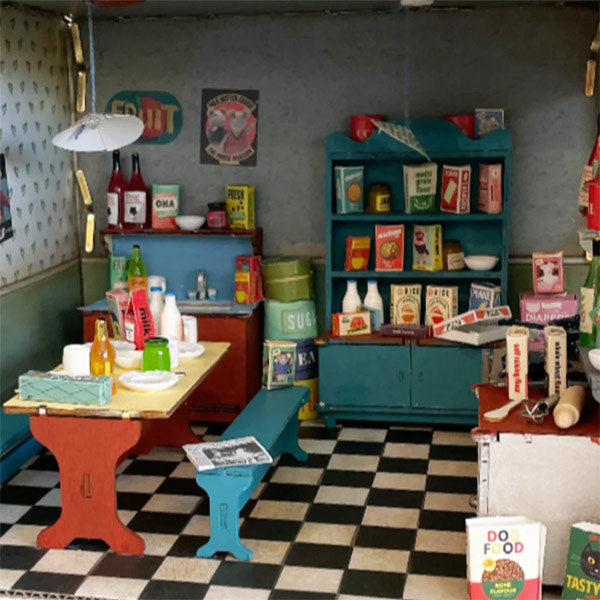 Kit Decoración Papel Recortables Casa de Los Ratones
