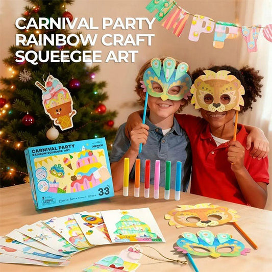 Kit Dibujo Creativo Con Espátula Carnival Party