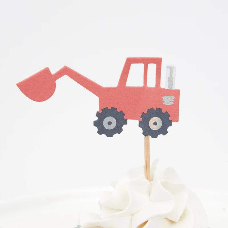 Kit Cupcakes Construcción Meri Meri 24 uds