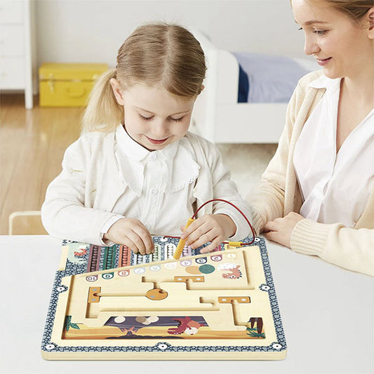 Tablero Magnético Laberinto Huevo Dino TopBright