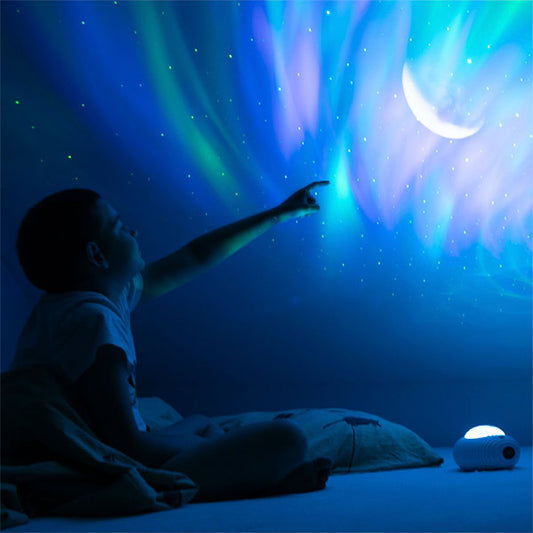 Lámpara Infantil Proyector UFO Galaxy Mary's