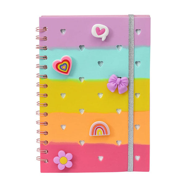 Libreta Con Decoraciones Charms