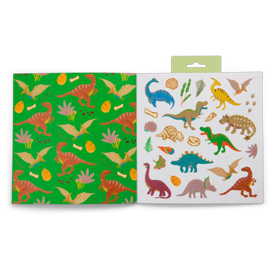 Libro Para Colorear Con Fragancia Y Stickers Dinos