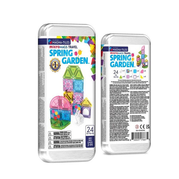 MagnaTiles Juego Imanes De Viaje Spring Micro MAGS