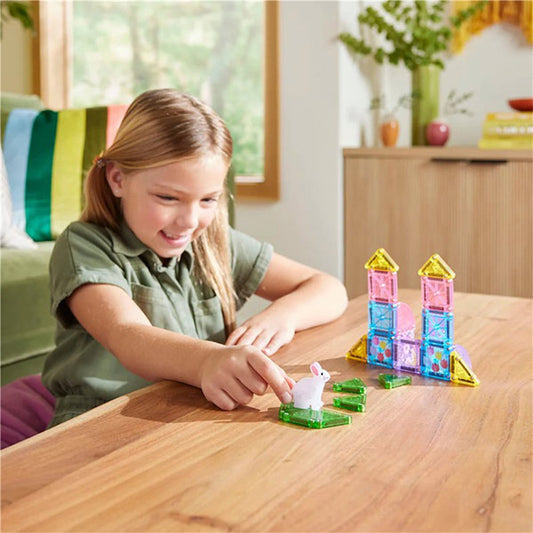 MagnaTiles Juego Imanes De Viaje Spring Micro MAGS