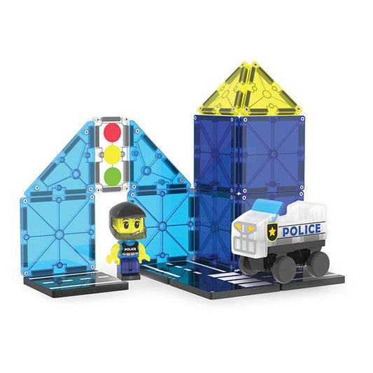 MagnaTiles Patrulla Policía 20 Piezas