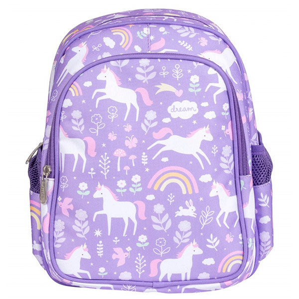 Mochila Con Bolsillo Térmico Unicornios