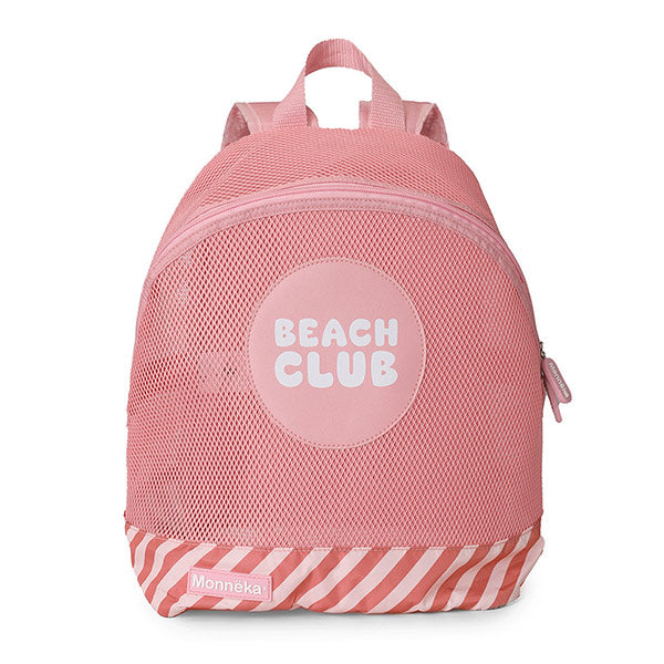 Mochila Infantil Antiarena Rayas Rosas Monneka