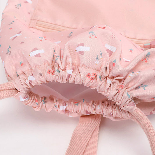 Mochila Saco Impermeable Blossom Birds Tutete