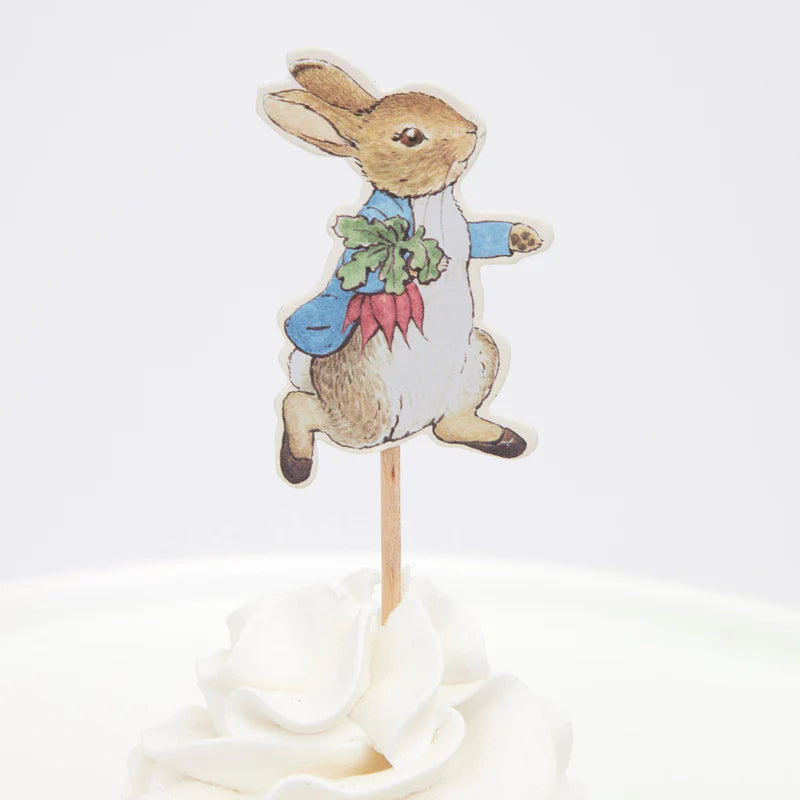 Palillos Fiesta Meri Meri Peter Rabbit 12 uds