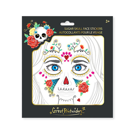 Pegatinas Para La Cara Calaveras Halloween