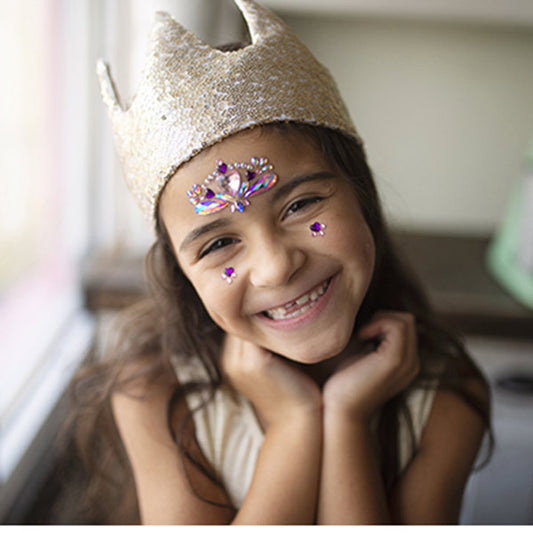 Pegatinas Para La Cara Cristales Corazones