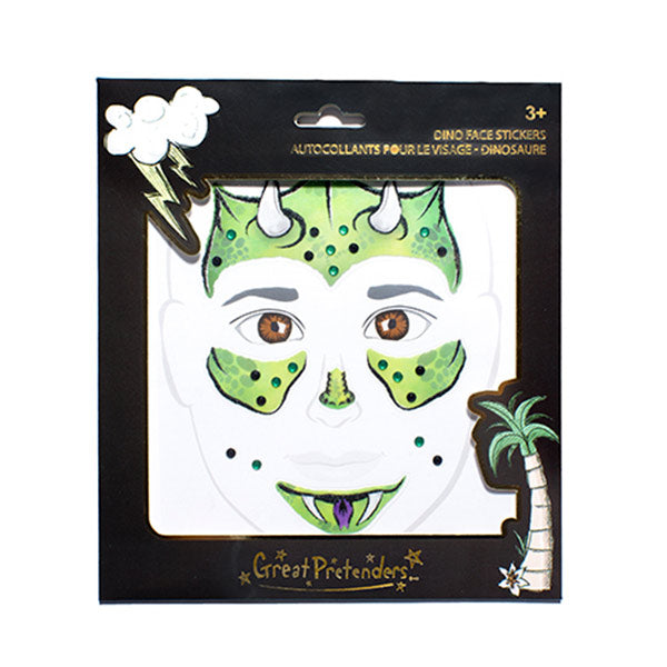 Pegatinas Para La Cara Dinosaurio