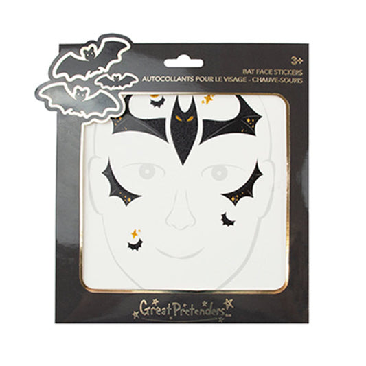 Pegatinas Para La Cara Halloween Murciélagos